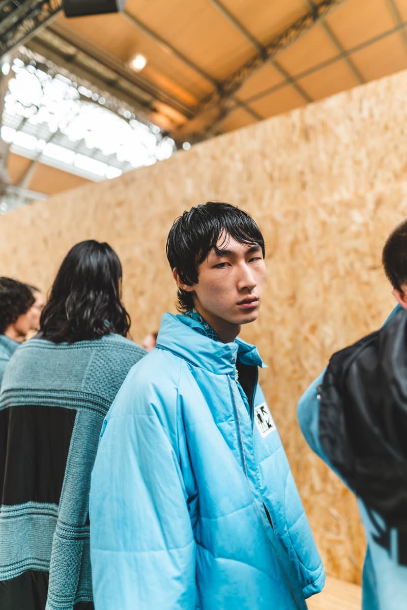 Off-White fashion week paris backstage photos