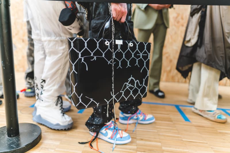 Off-White fashion week paris backstage photos