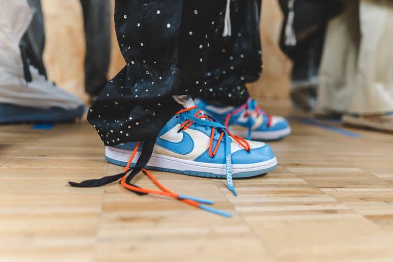 Off-White fashion week paris backstage photos