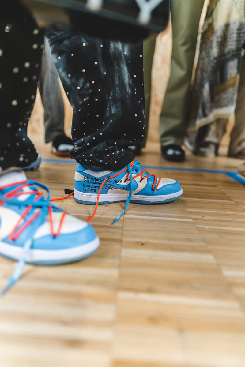 Off-White fashion week paris backstage photos