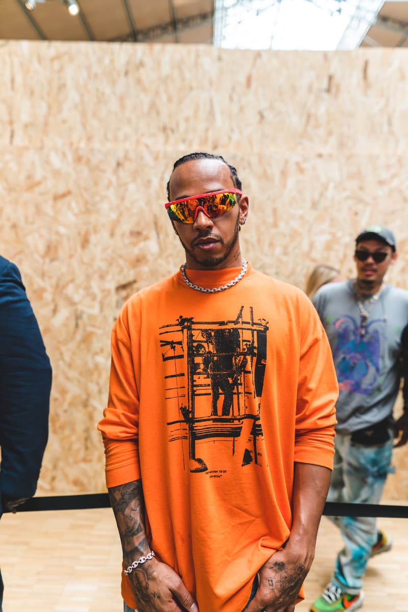 Off-White fashion week paris backstage photos