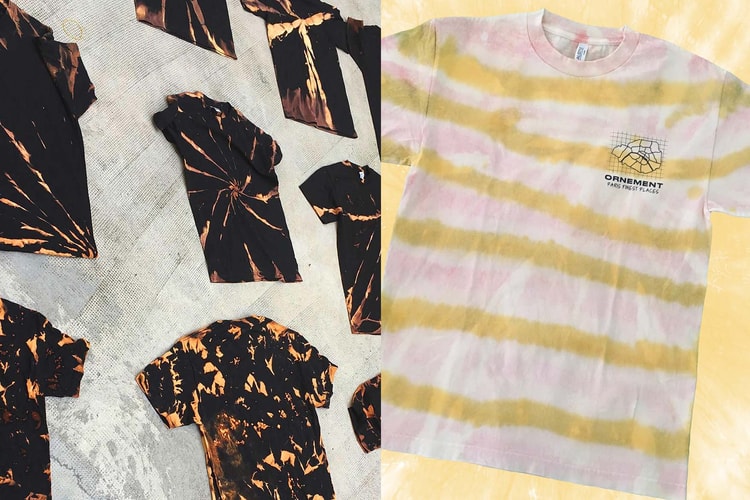 Le label parisien Ornement vous invite à venir customiser vos t-shirts tie & dye à Paris