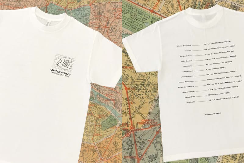 Paris t-shirts custom ornement evenement summer ride 