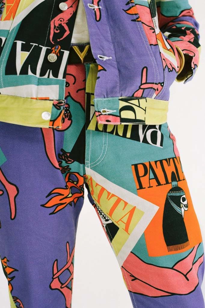Patta veste jean patchwork photos