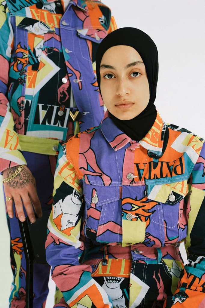 Patta veste jean patchwork photos