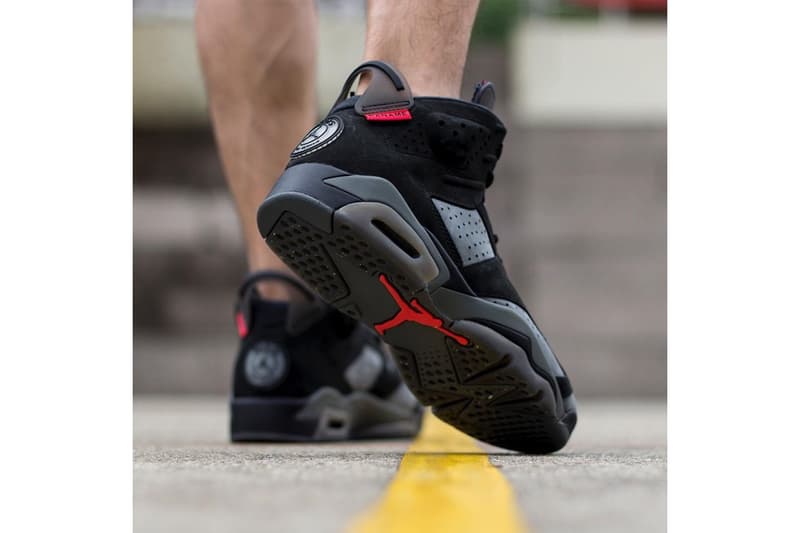 PSG Air Jordan 6 photos on feet dj hkaled
