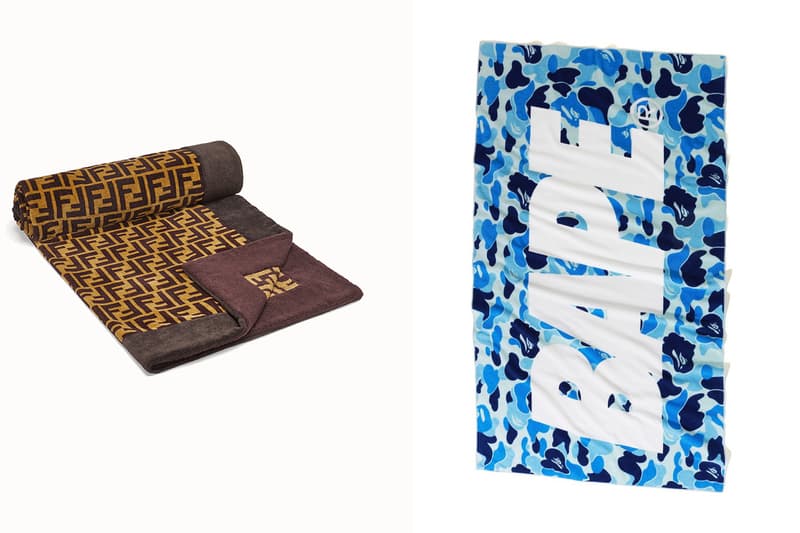 Supreme BAPE Dior Fendi Hermès adidas serviette plage sélection