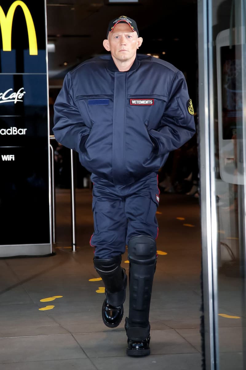 Photo du défilé Vetements