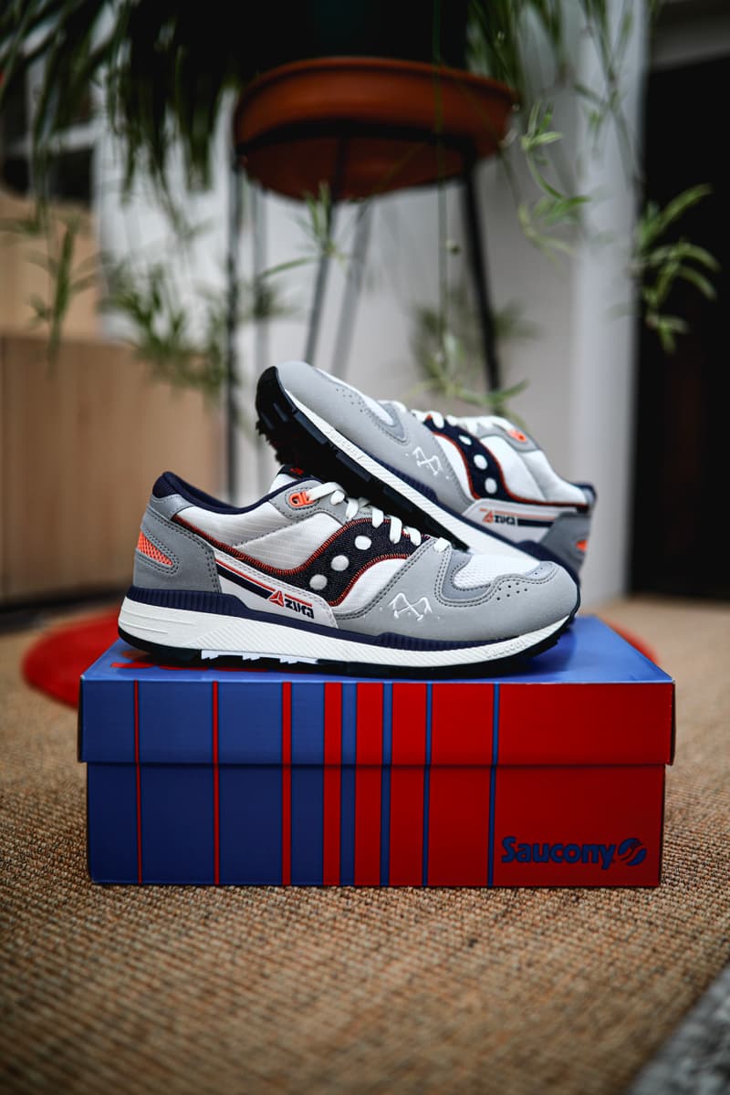Bleu de Paname Saucony courir sneaker collaboration azura st photos sortie