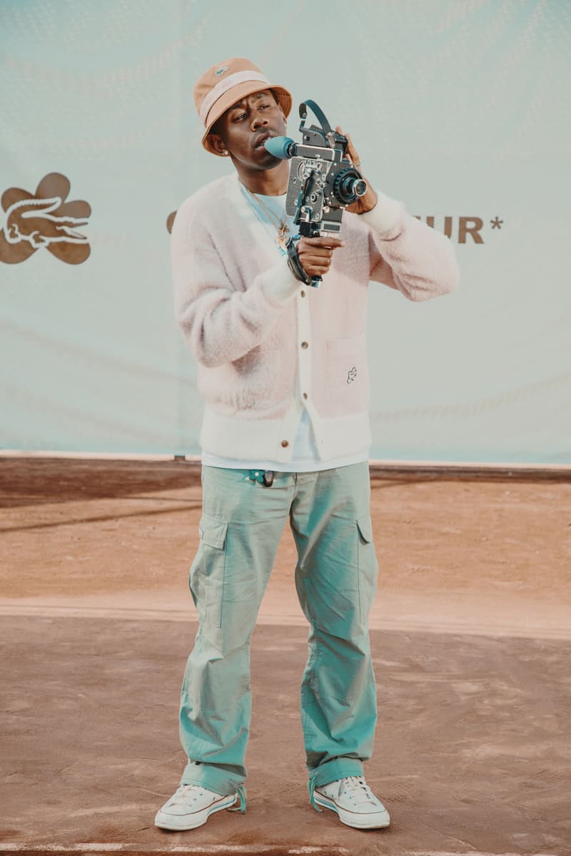 Photo Tyler, The Creator GOLF le FLEUR* x Lacoste