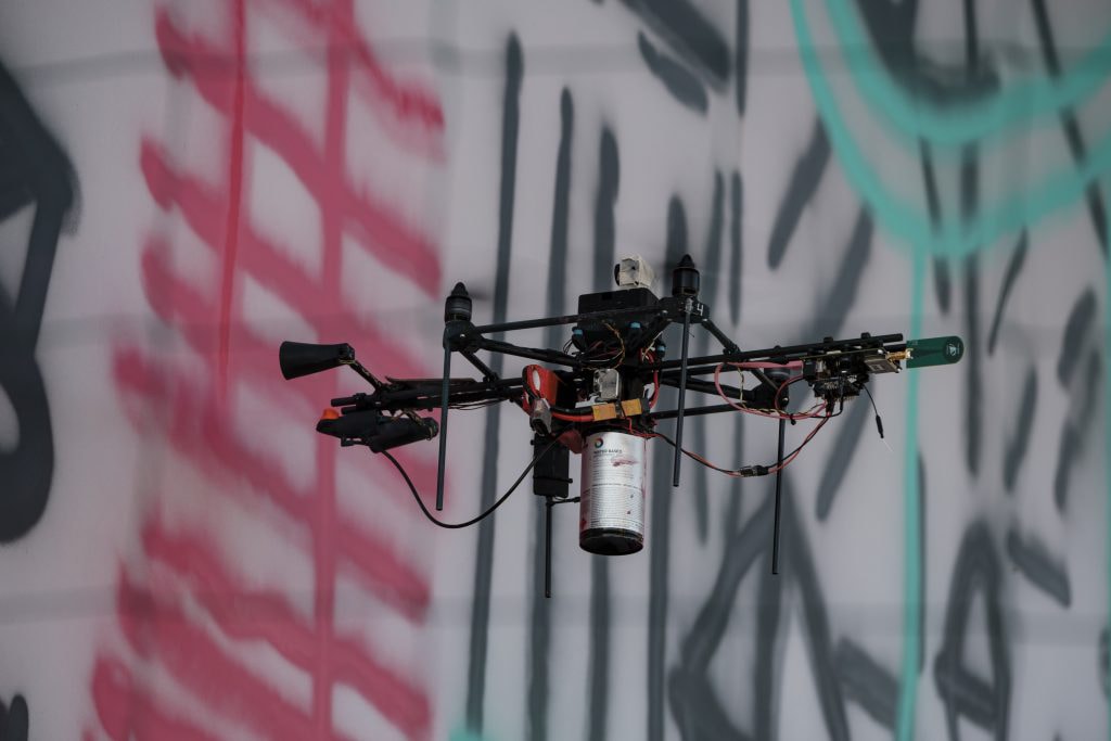 Graffiti drones
