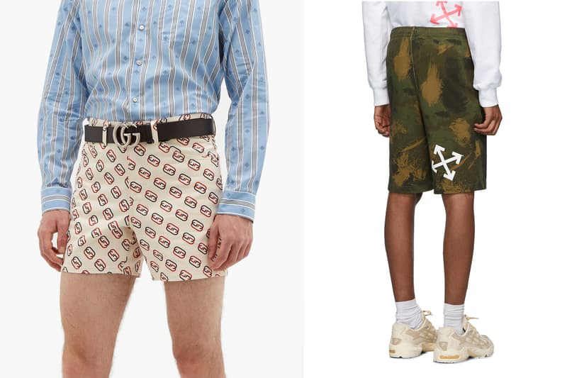 SHORTS SELECTION GUCCI OFF-WHITE