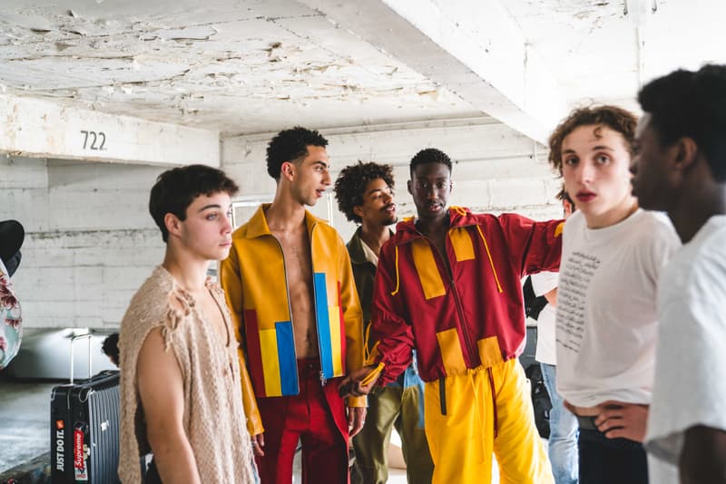 Photo des backstages du défilé Printemps/Été 2020