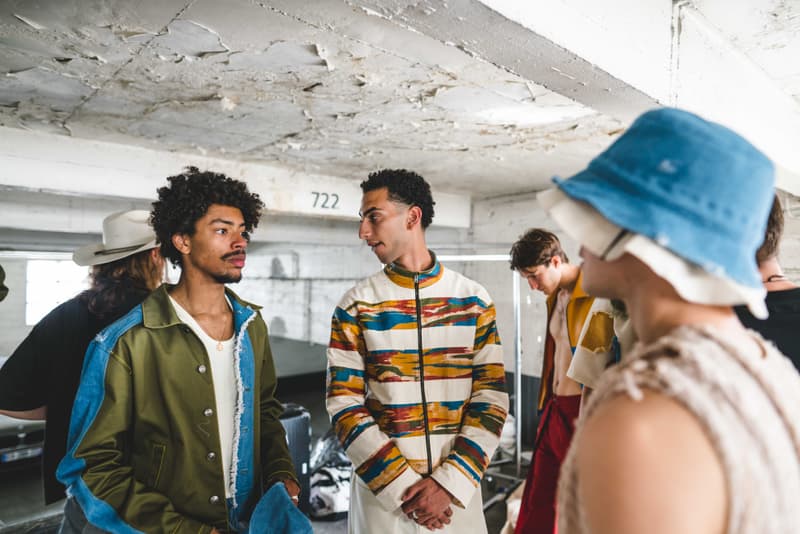 Photo des backstages du défilé Printemps/Été 2020
