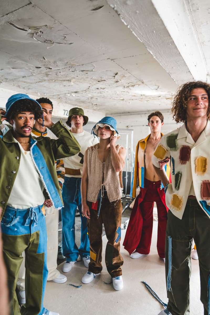 Photo des backstages du défilé Printemps/Été 2020