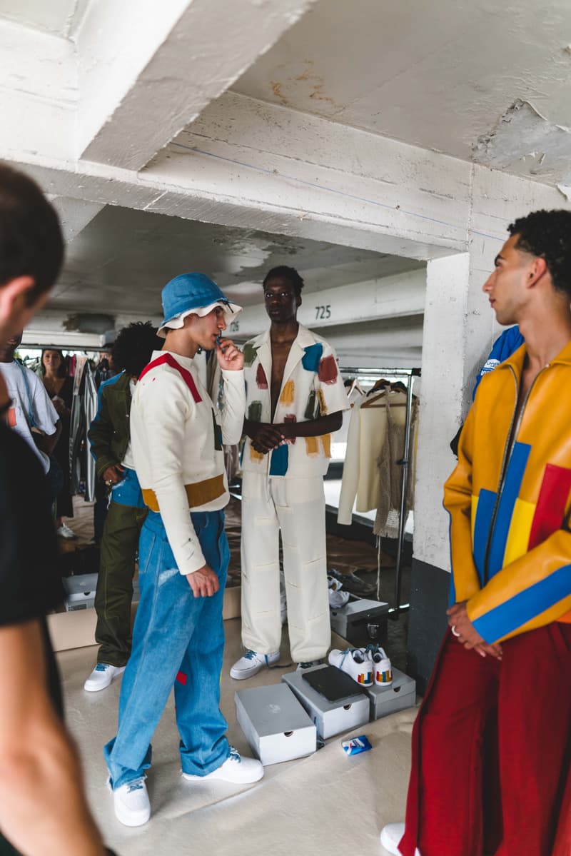 Photo des backstages du défilé Printemps/Été 2020