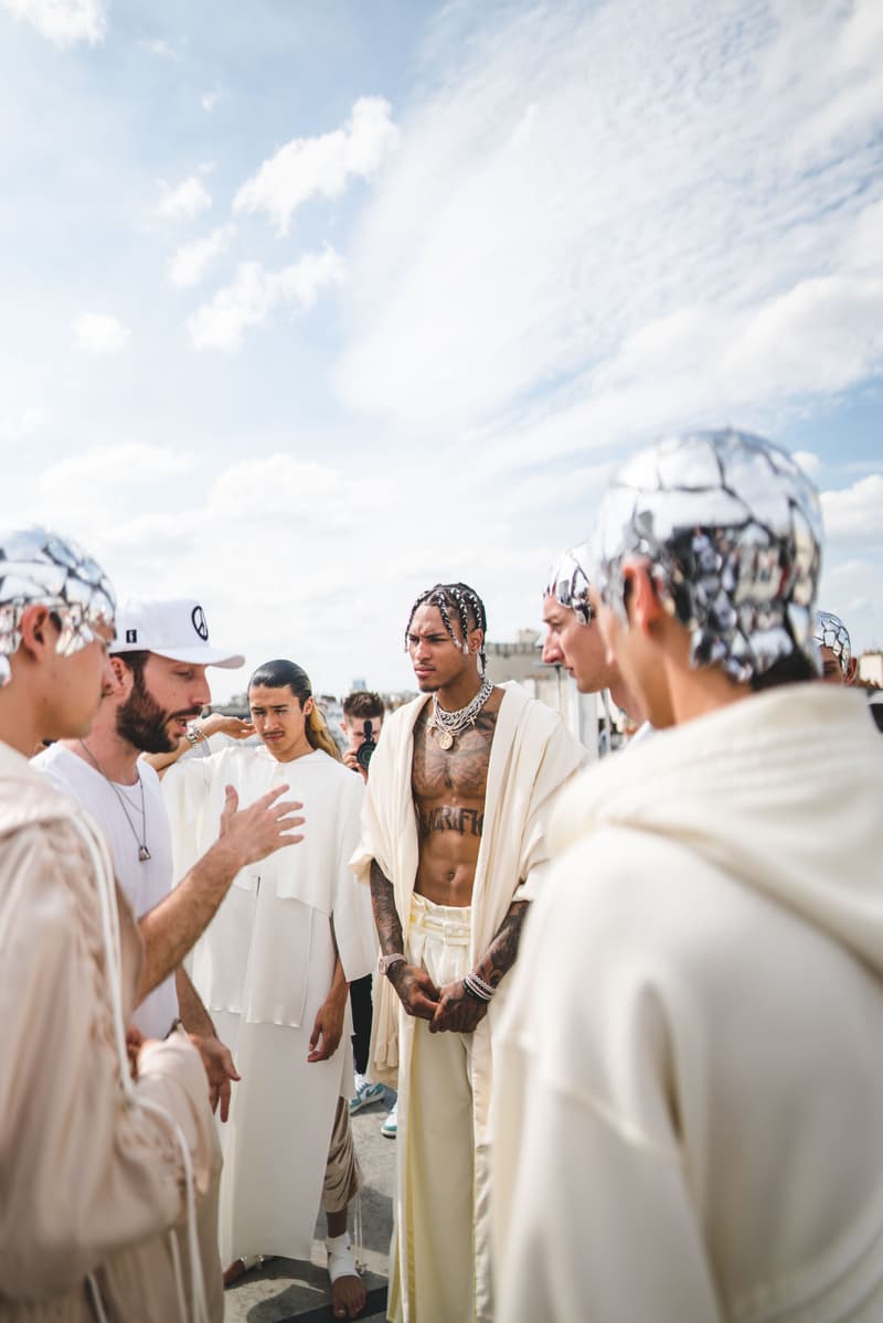 Photo des backstages du défilé Printemps/Été 2020