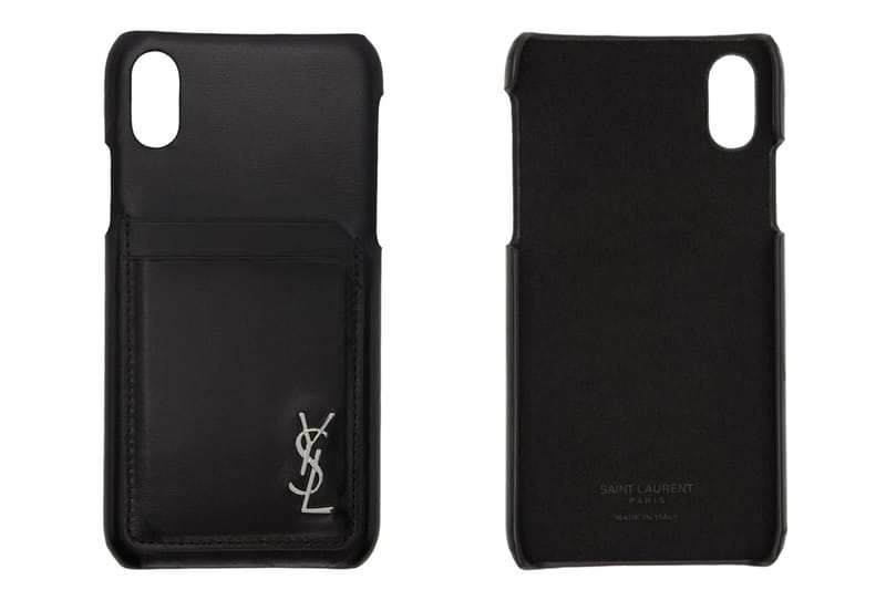 Saint Laurent droppe des coques d’iPhone à porte-cartes intégrés