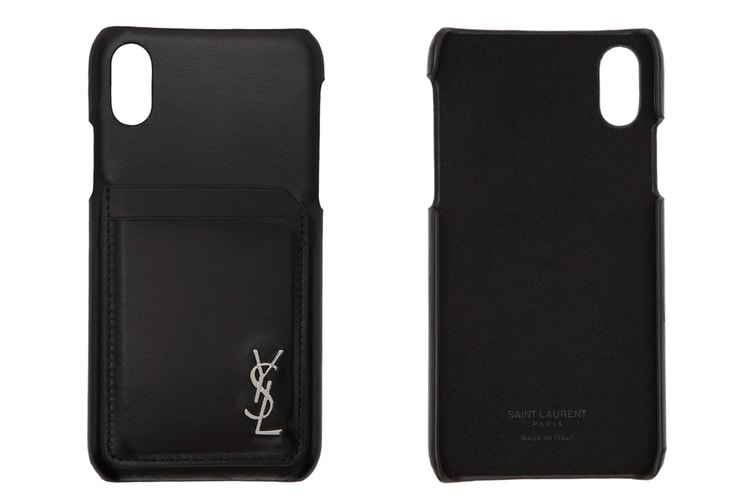 Saint Laurent droppe des coques d’iPhone à porte-cartes intégrés
