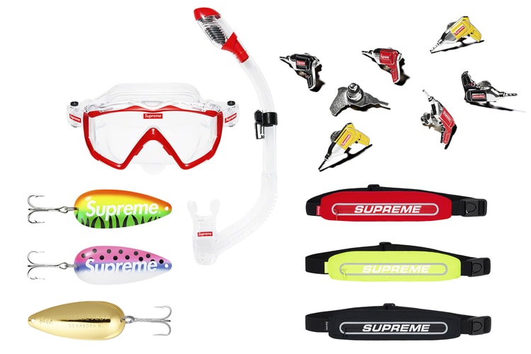 Masque et tuba, leurres ou shorts de bain... Voici le drop Supreme de la semaine