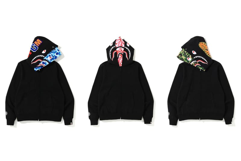 BAPE France vient de dropper des hoodies double capuche