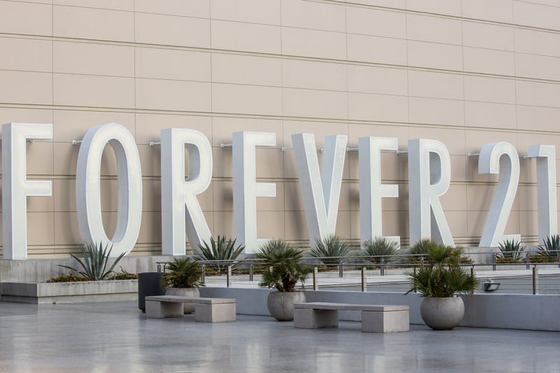 Forever 21 s'apprêterait à faire faillite