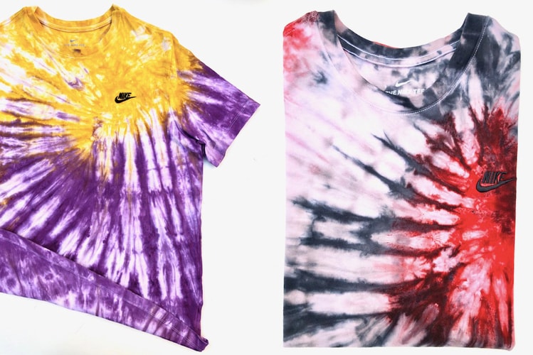 Le shop marseillais Maison Mère ressort aujourd'hui de nouveaux t-shirts Nike tie and dye
