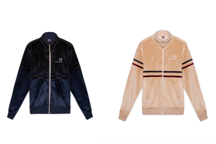 Sergio Tachinni dévoile deux ensembles de survêtements en velours