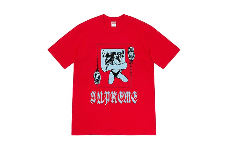 supreme, automne hiver, hoodie, tee-shirt