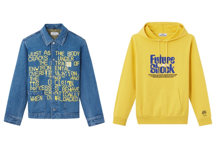 A.P.C. et Brain Dead imaginent le merch d'un film fictif pour leur nouvelle collaboration