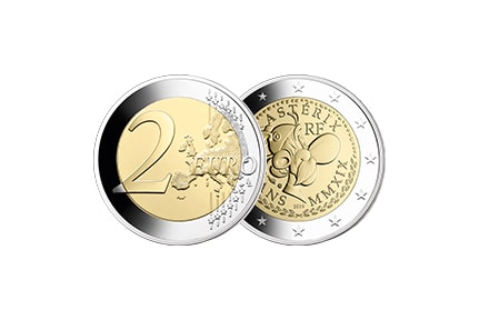 Une pièce de 2€ à l'effigie d'Asterix dévoilée par la Monnaie de Paris