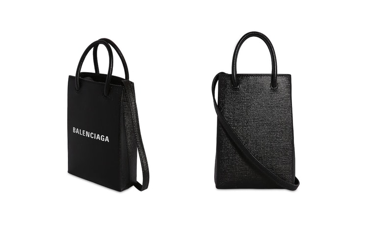 L'étui pour iPhone en forme de micro-sac Balenciaga