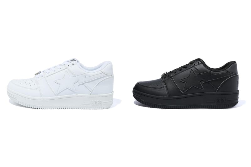 BAPE France vient de dropper des BAPE STA monochromes noires et blanches
