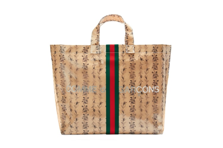 COMME des GARÇONS refait équipe avec Gucci pour un tote bag collaboratif