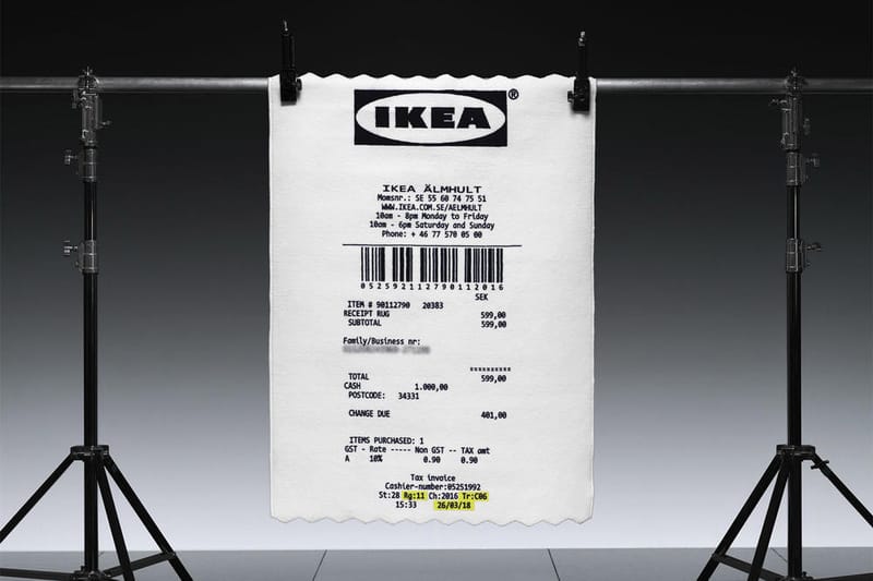 La collection IKEA x Virgil Abloh se dévoile dans son ensemble à travers une installation à Londres
