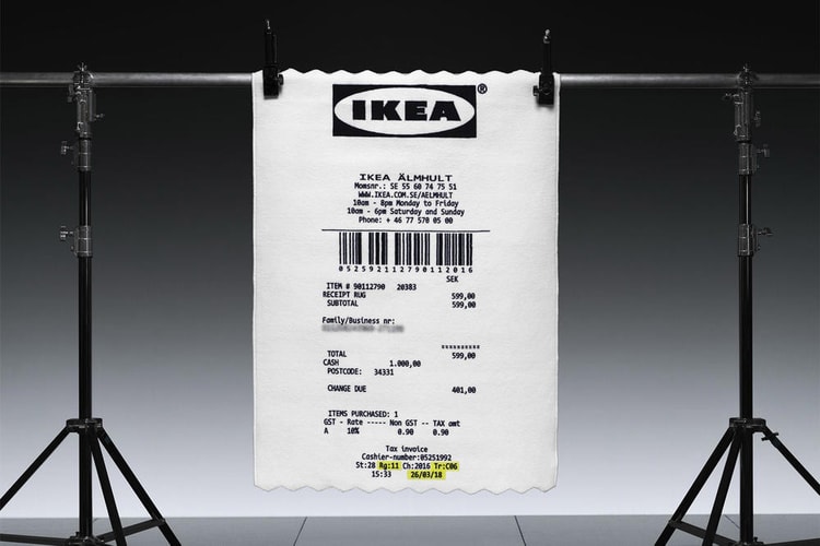 La collection IKEA x Virgil Abloh se dévoile dans son ensemble à travers une installation à Londres