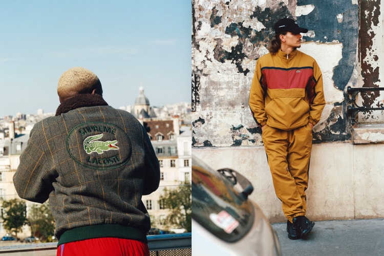 Supreme collabore de nouveau avec Lacoste et voici toutes les pièces de la collection