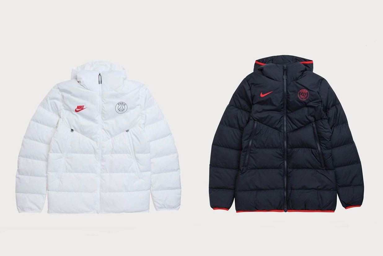 Le PSG dévoile de nouvelles vestes Windrunner Nike pour cette saison
