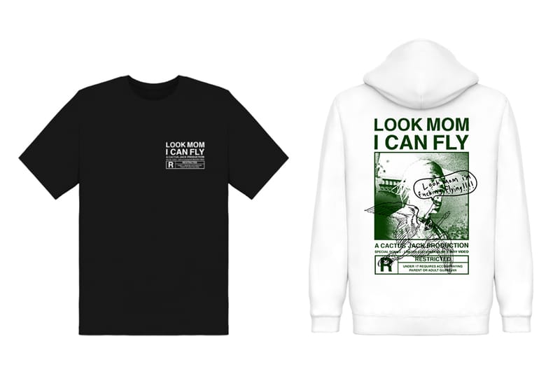 Travis Scott droppe le merch personnalisable de son documentaire "Look Mom I Can Fly"