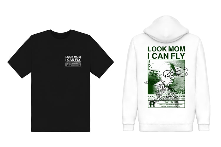 Travis Scott droppe le merch personnalisable de son documentaire "Look Mom I Can Fly"