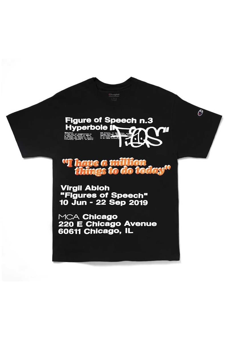 Virgil Abloh FIGURES OF SPEECH merch