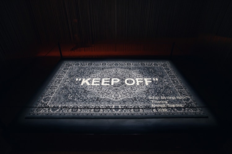 Une chance de gagner le tapis "KEEP OFF" de la collection IKEA x Virgil Abloh