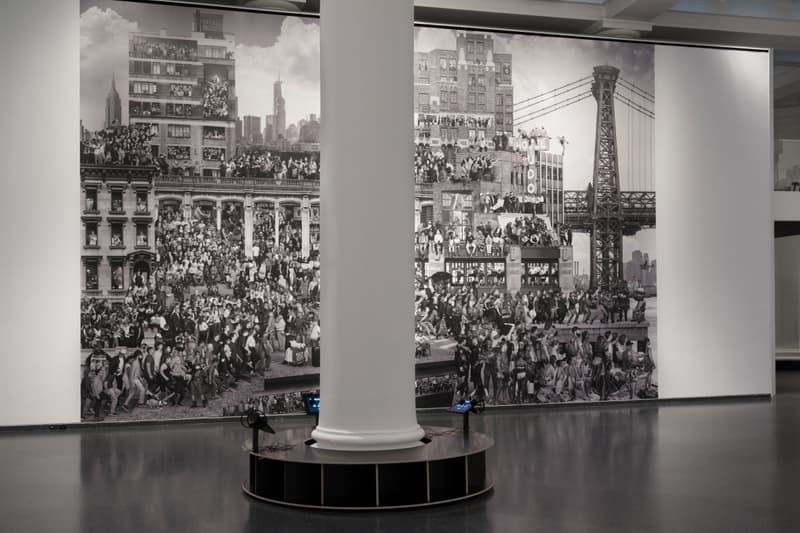 Photos JR exposition Brooklyn