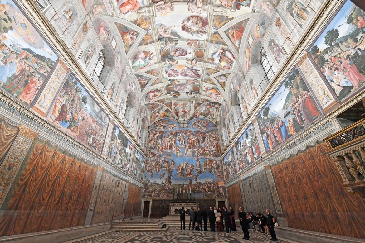 Vatican Il Est Desormais Possible De Visiter La Chapelle Sixtine La Nuit Sans Personne Hypebeast