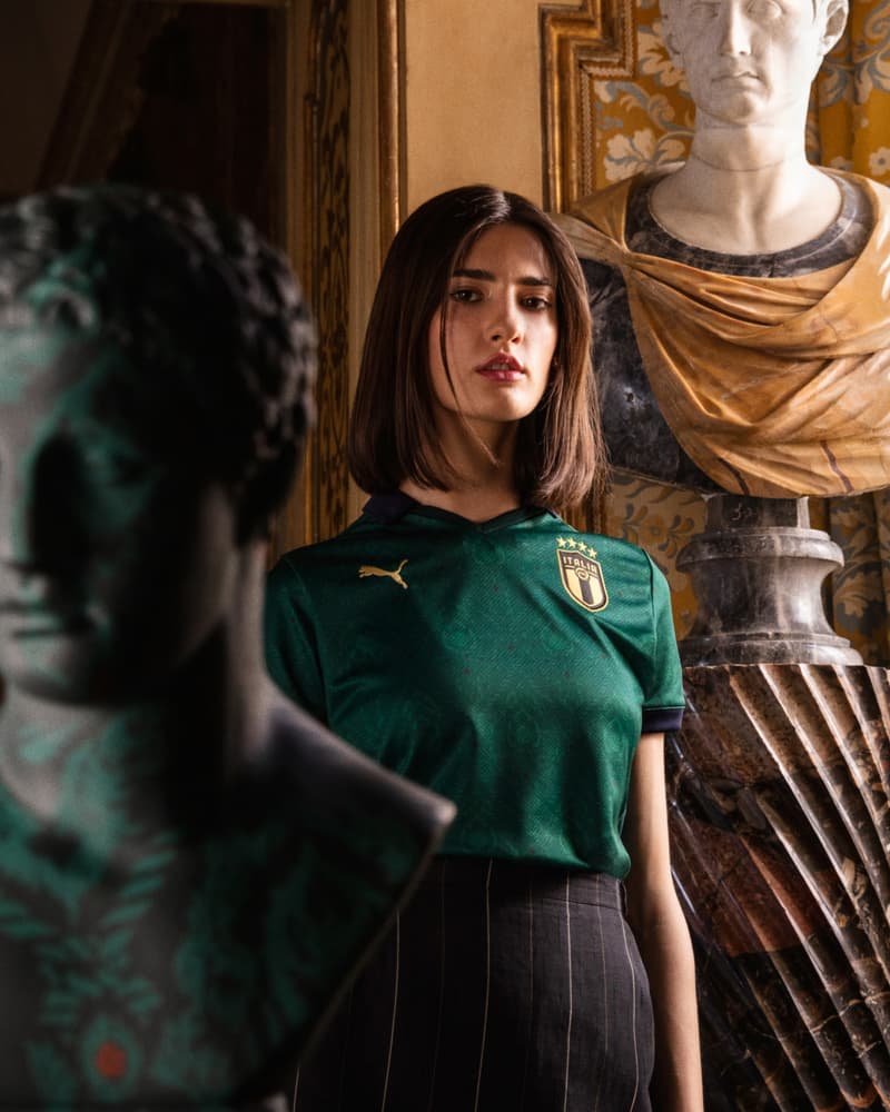 Photo maillot Italie vert 2019