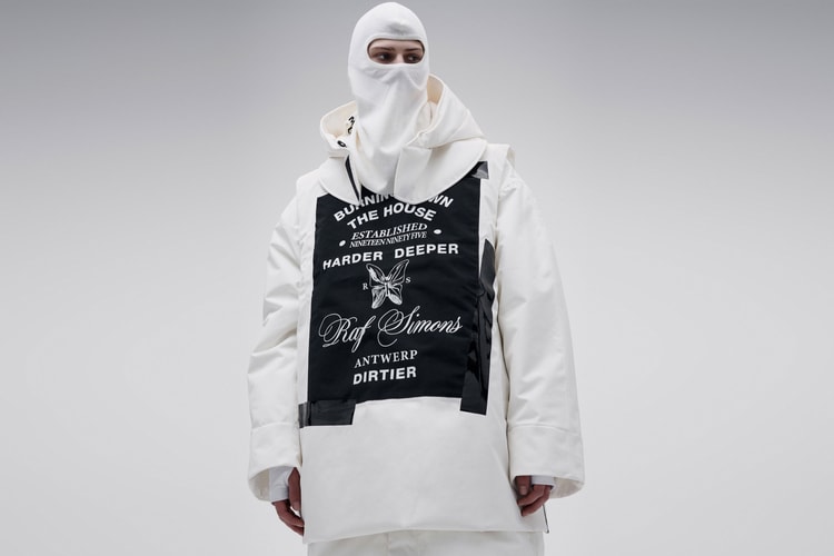 La surprenante collaboration entre Raf Simons et la marque ski wear Templa se dévoile en lookbook