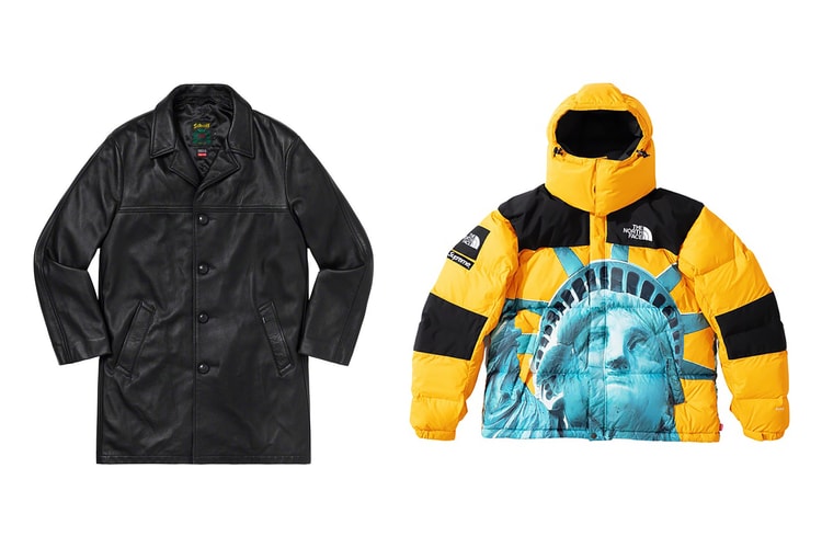 Collab avec The North Face, mais aussi avec Schott... Voici la liste et les prix du drop Supreme de la semaine