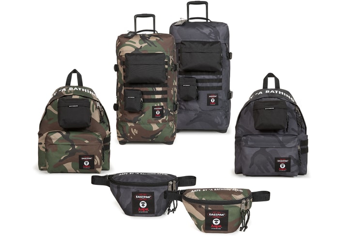 AAPE by A Bathing Ape revisite des sacs iconiques d'Eastpak à sa sauce streetwear
