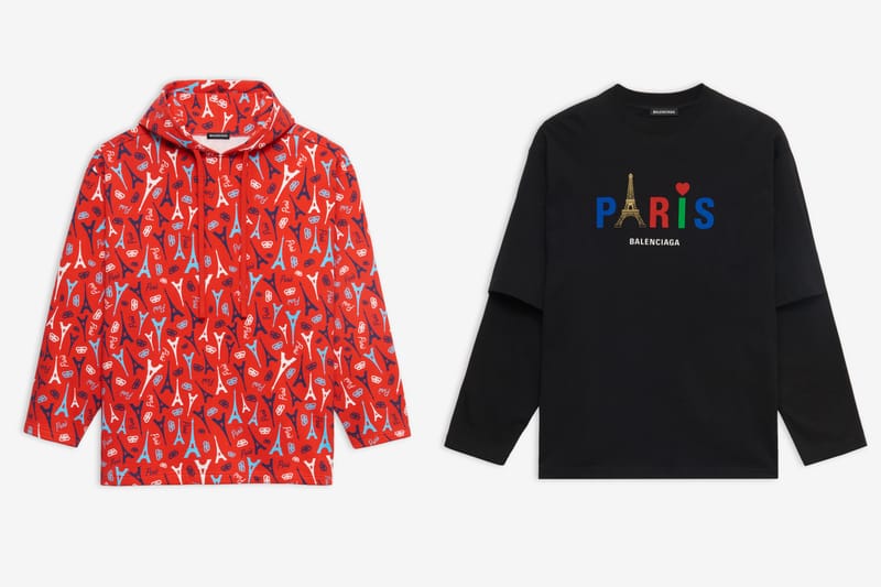 Balenciaga rend hommage à Paris avec de nouvelles pièces aux imprimés Tour Eiffel