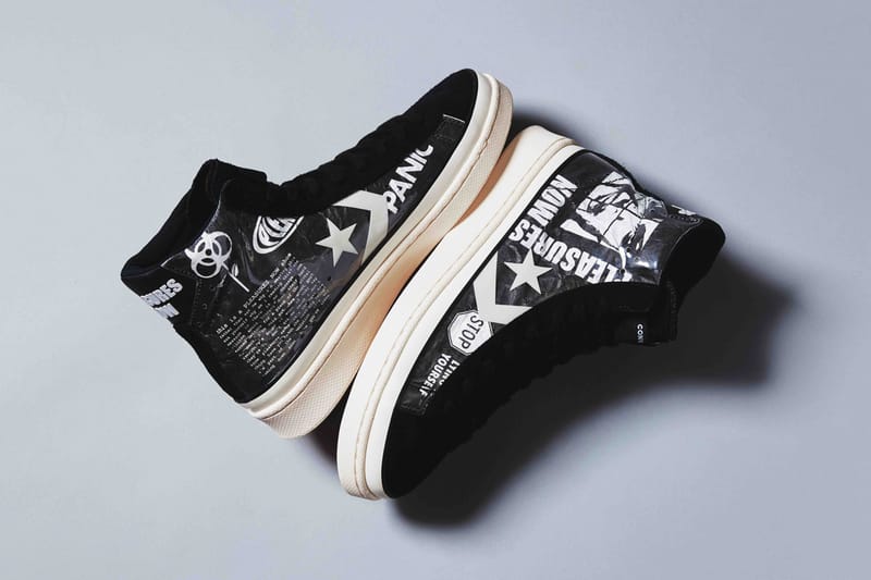 Converse collabore avec PLEASURES pour imaginer une Pro Leather aux inspirations punk/rock